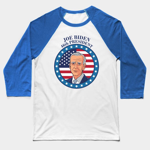 Joe Biden 46th President Baseball T-Shirt by HiFi Tees